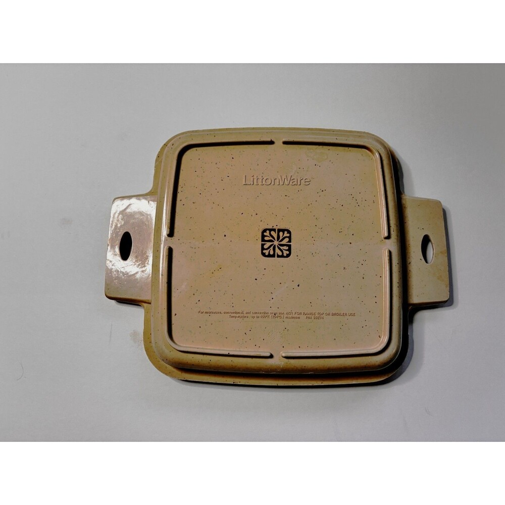 Replacement LittonWare Divided Lid 39274 Microwave or Oven 1 Quart Top